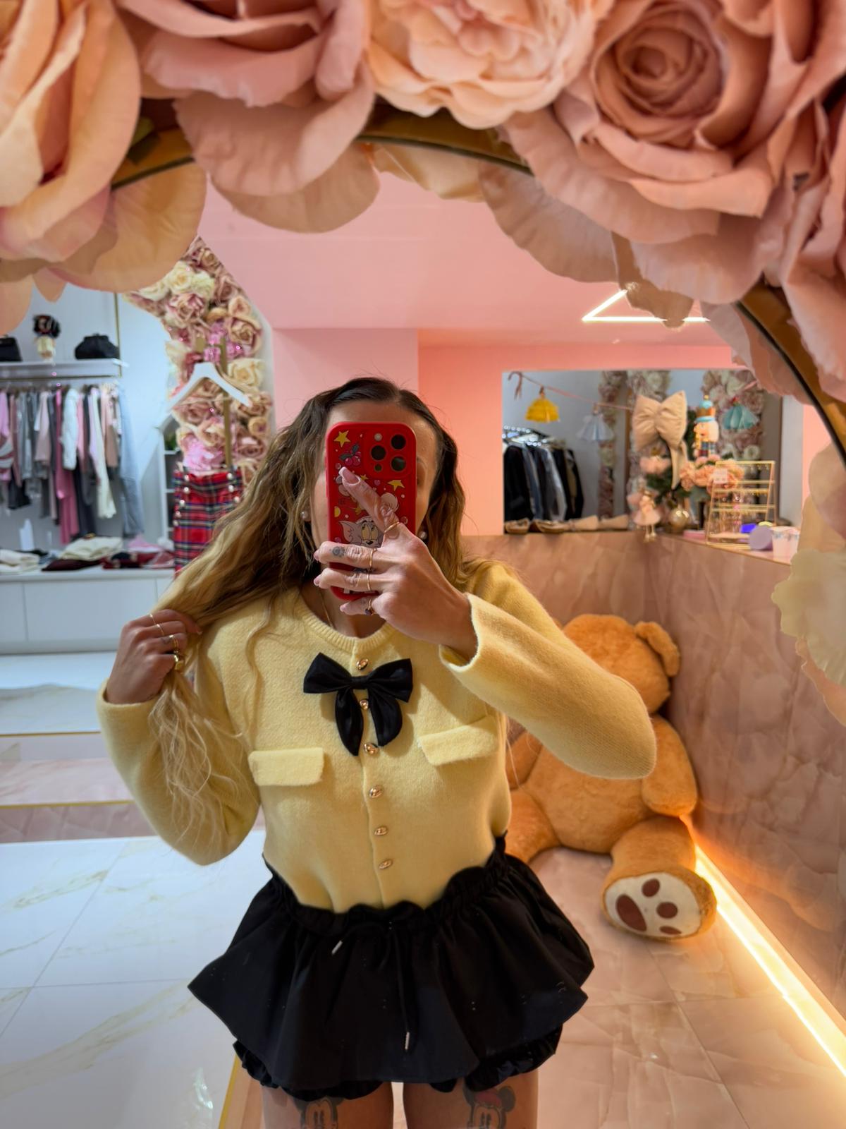 Pull Titty Giallo Pastello ♡