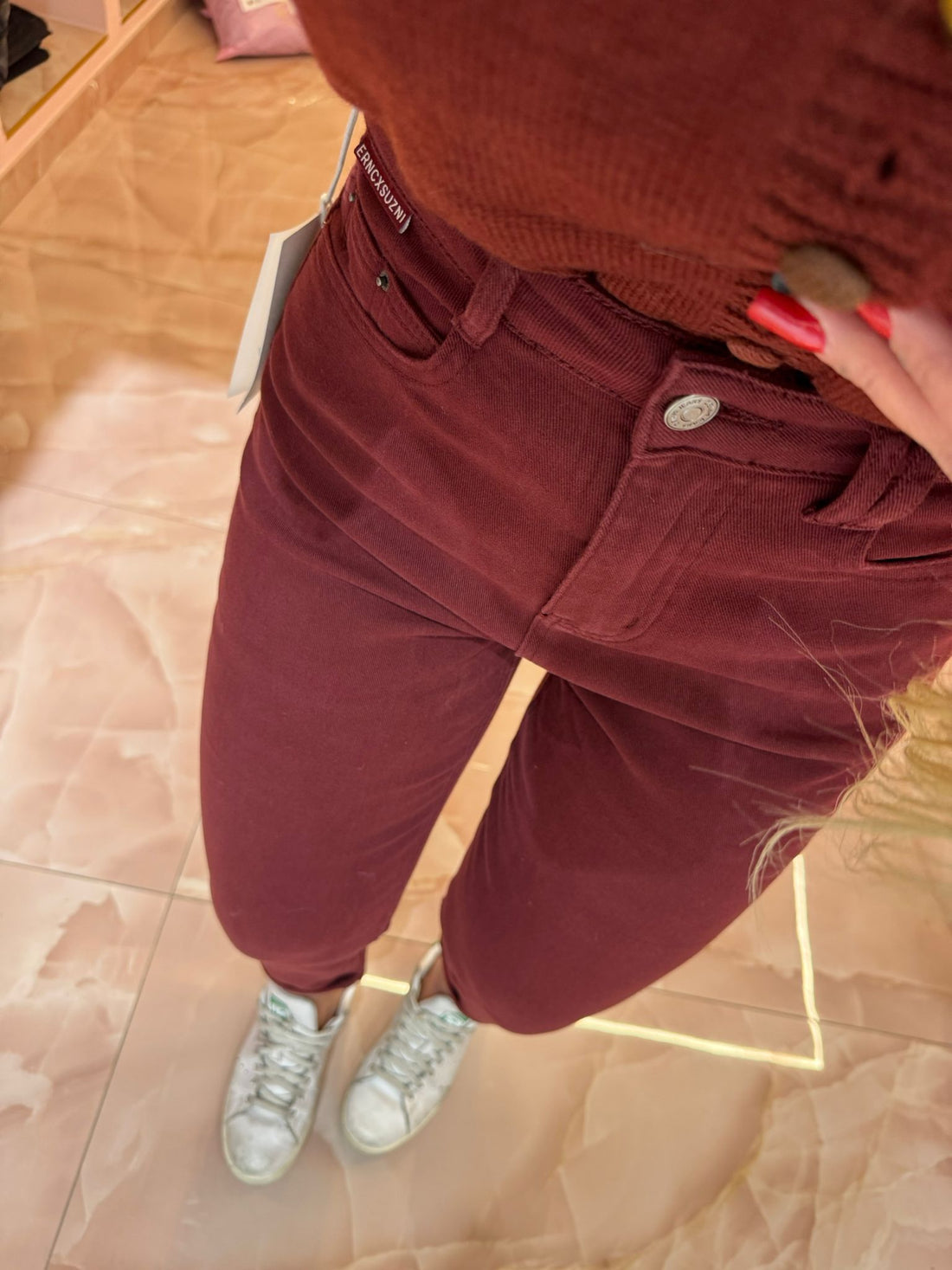 JEANS BORDO&