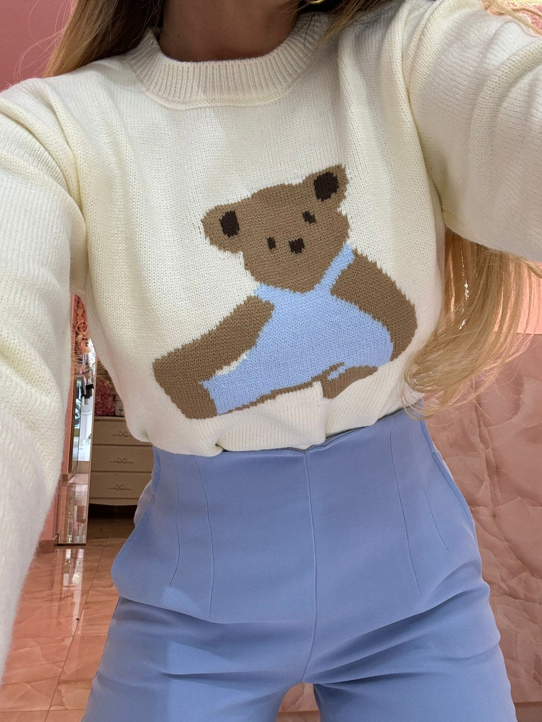 MAGLIONCINO TEDDY DEL MIO CUORE PANNA